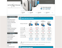 Tablet Screenshot of interxstream.com